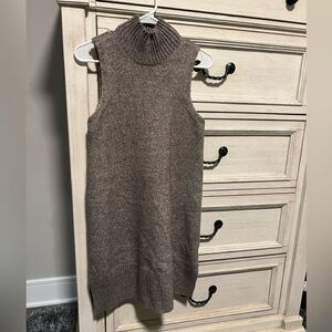 Sleeveless Knit Sweater Dress